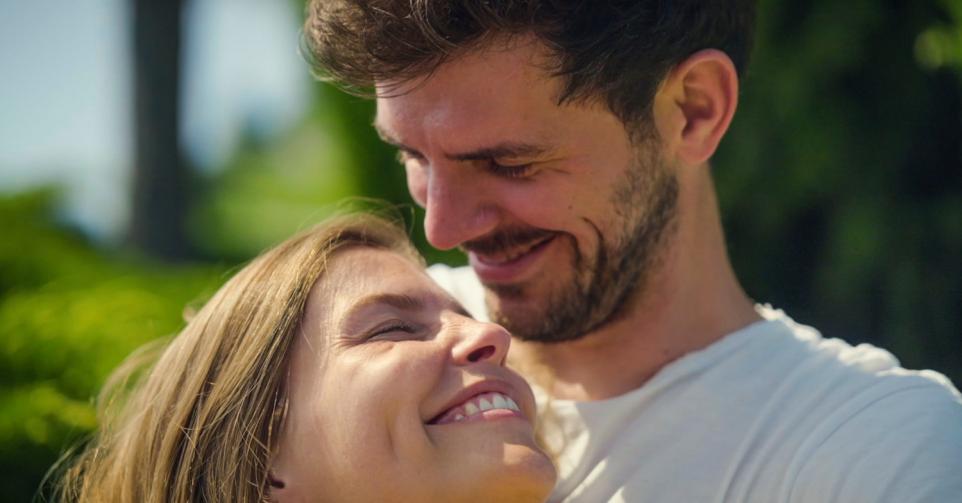 Ellen en Lander Blind Getrouwd