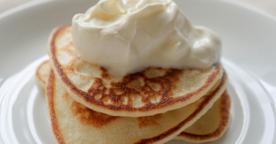 Karnemelkpannenkoekjes met appel