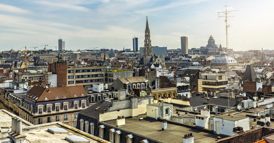 Bruxelles vue du ciel