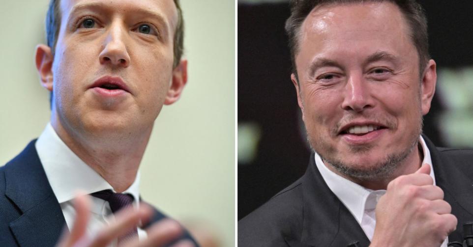 Elon Musk et Mark Zuckerberg