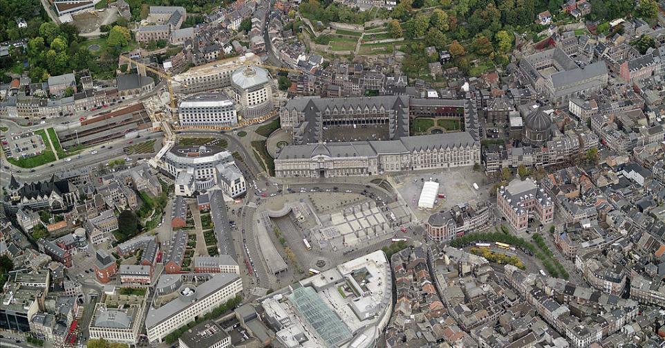 Liège vue du ciel