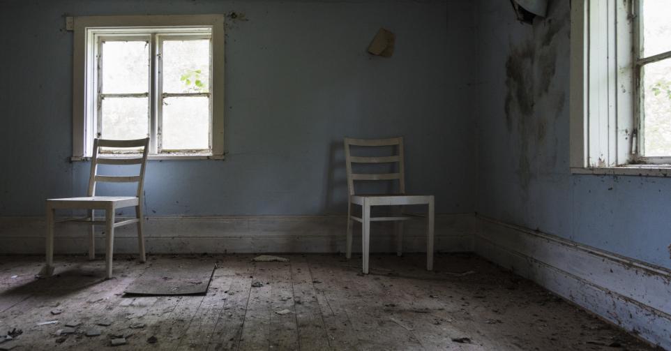 maison vide abandonnée