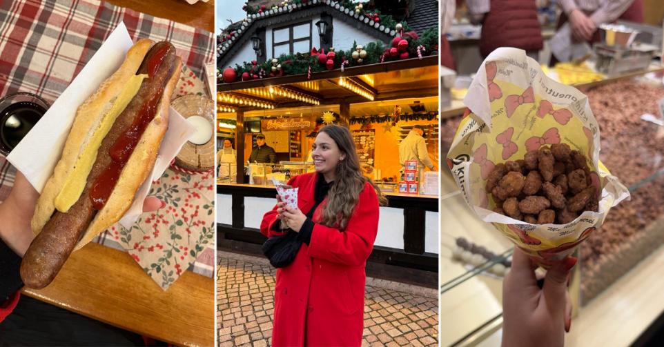 eten op de kerstmarkt