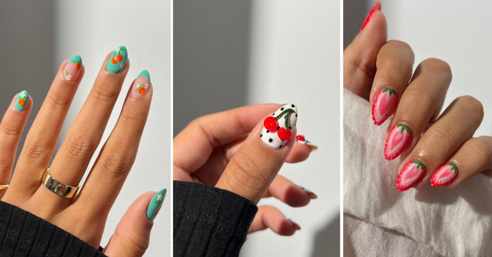Nail art fruit