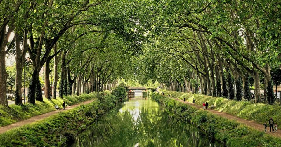 Fietsen langs de Canal des 2 Mers in Frankrijk