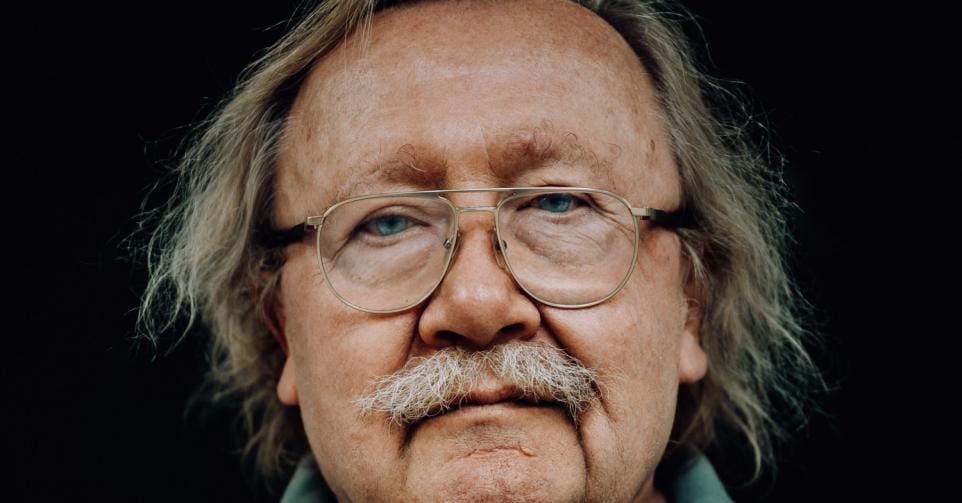 Foto van de Duitse filosoof Peter Sloterdijk