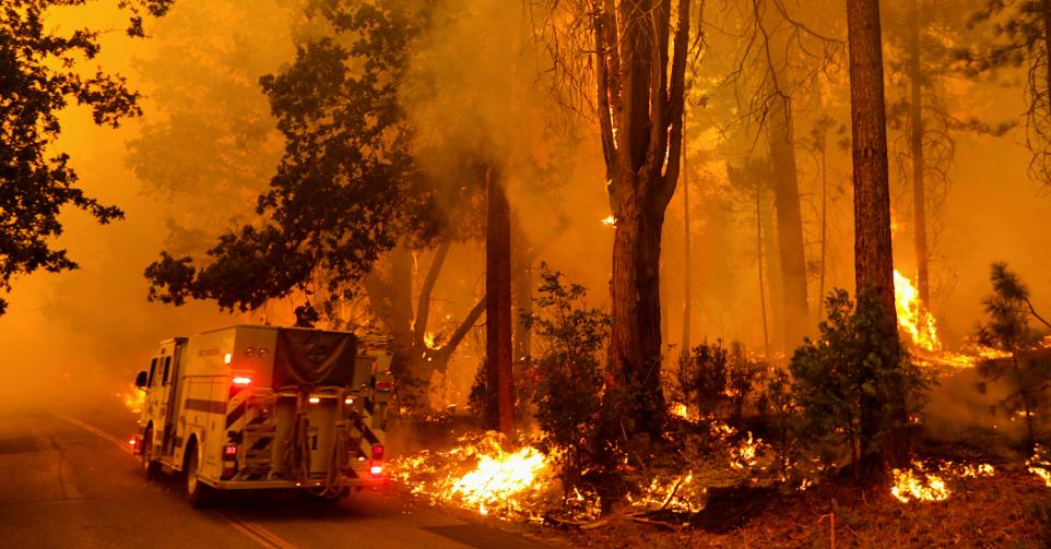 Mariposa Etats-Unis incendie, le 23 juin 2022