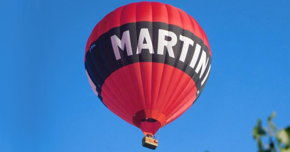 Ballonvlucht Martini