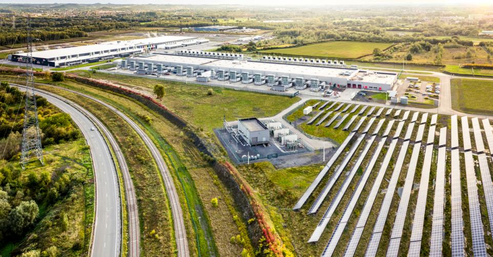 Datacenter van Google in Saint-Ghislain.