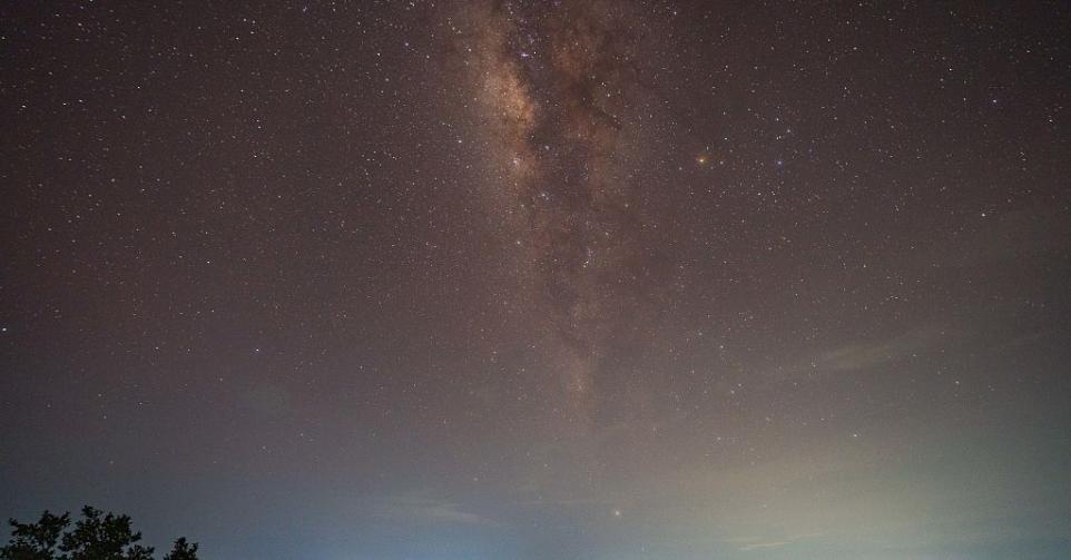 Photo du ciel et de la Voie lactée