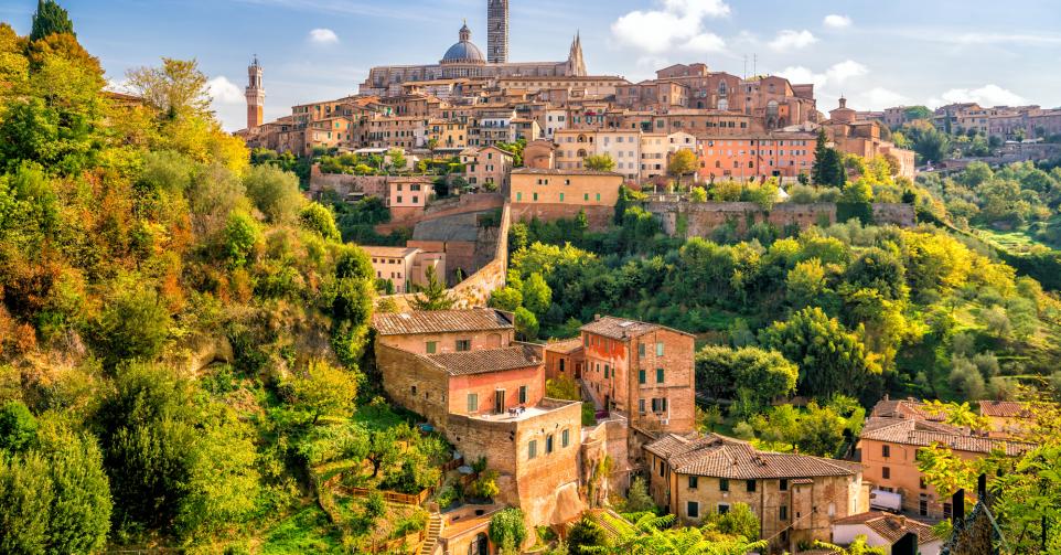 Siena, in Toscane.