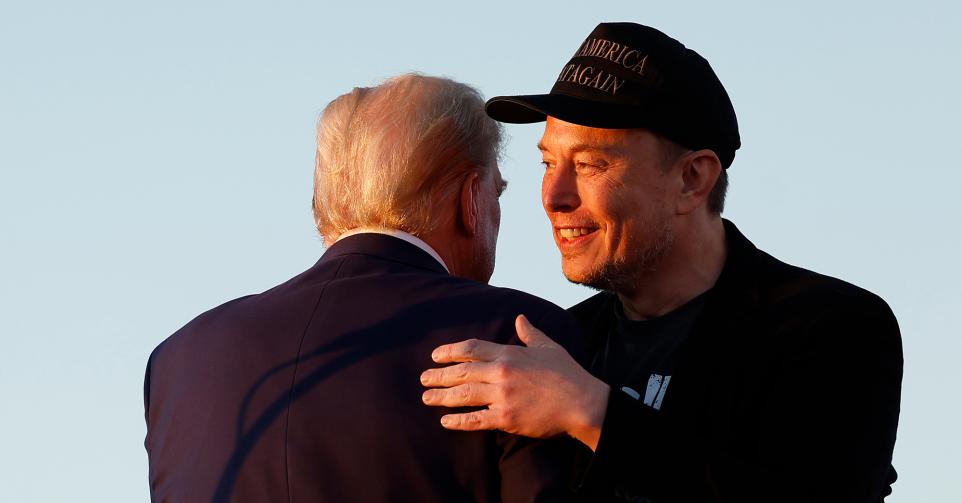 Donald Trump en Elon Musk