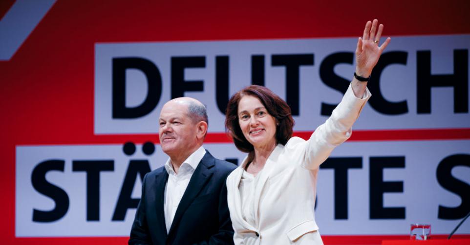 Katarina Barkley et Olaf Scholz