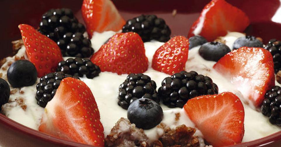 Muesli met yoghurt