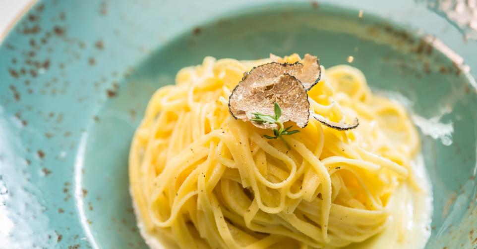 Spaghetti met witte truffel