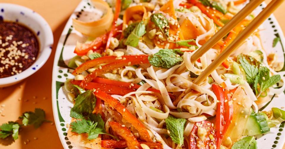 recepten voor noedelsalade