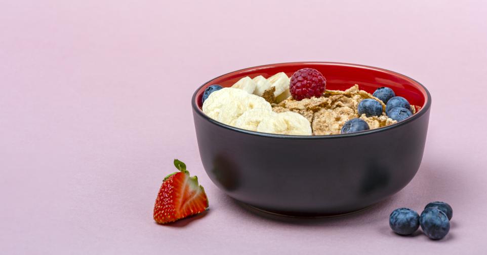 Muesli met exotisch fruit