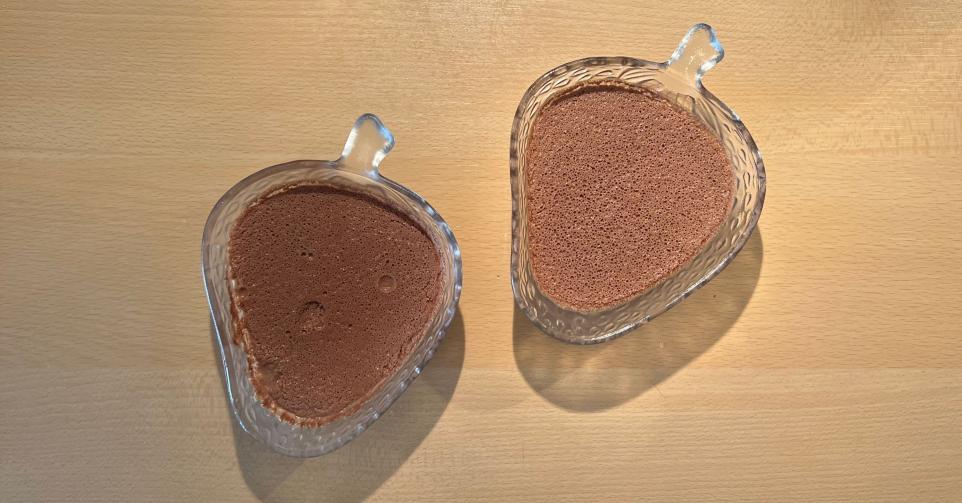 chocolademousse twee ingredienten