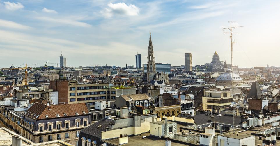 Bruxelles vue du ciel
