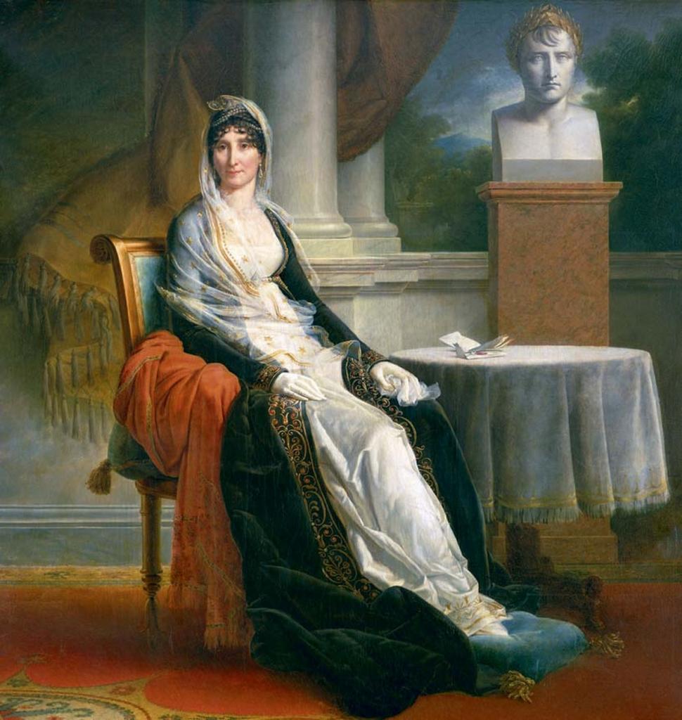 François Gérard, Maria Letizia Ramolino, 1803. Napoleon heeft zijn moeder zijn hele leven vereerd. Als keizer noemde hij haar Madame Mère.