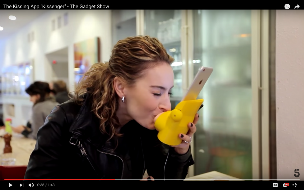 KISSENGER le gadget pour faire des bisous à distance