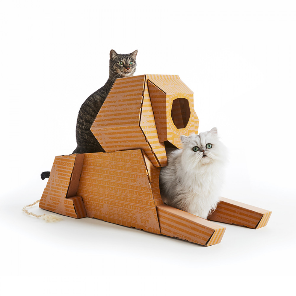 Boite En Carton Pour Chat Action Ces constructions en carton vont faire voyager votre chat