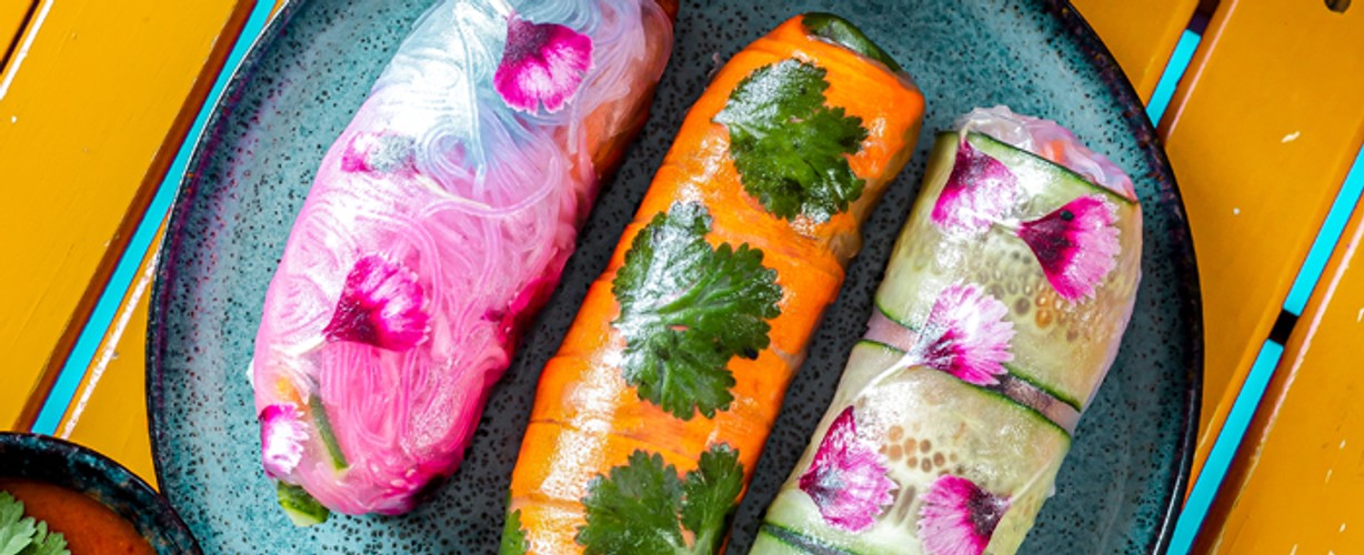 vegetarische springrolls - recept Jason Tjon Affo