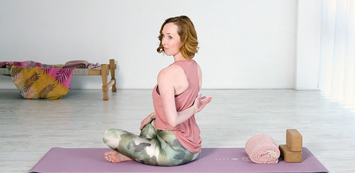 Pilates voor nek en schouders