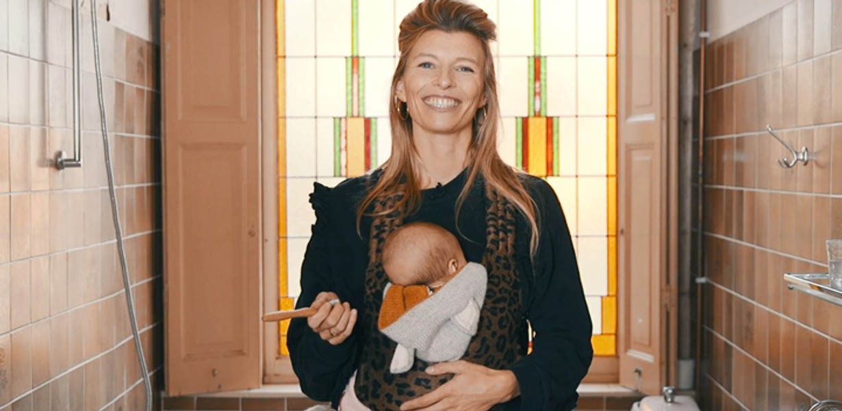 bewust staan tandenpoetsen steffi de pous