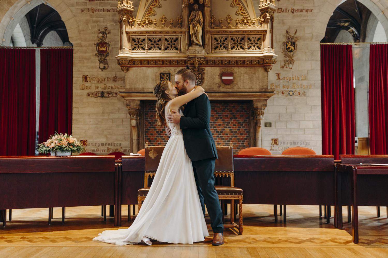 Bruiloft in stadhuis