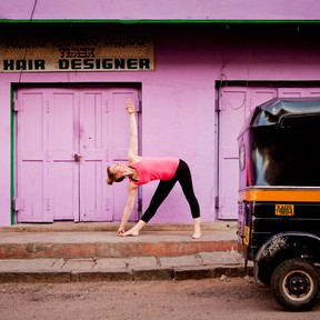 Het verhaal achter trikonasana