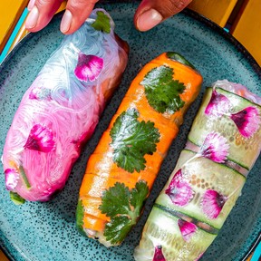 vegetarische springrolls - recept Jason Tjon Affo