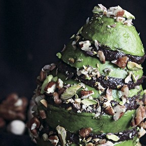 feestelijk kerstdessert