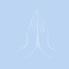 Blog quote – lichtblauw – Namaste