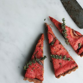 plantaardige bietenquiche