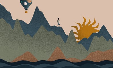 Natuurelementen illustratie