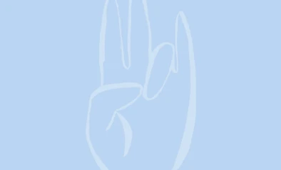 Blog quote – lichtblauw – Hand mudra