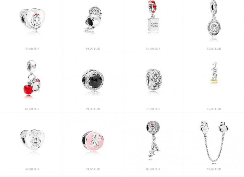 pandora blanche neige pandora blanche neige